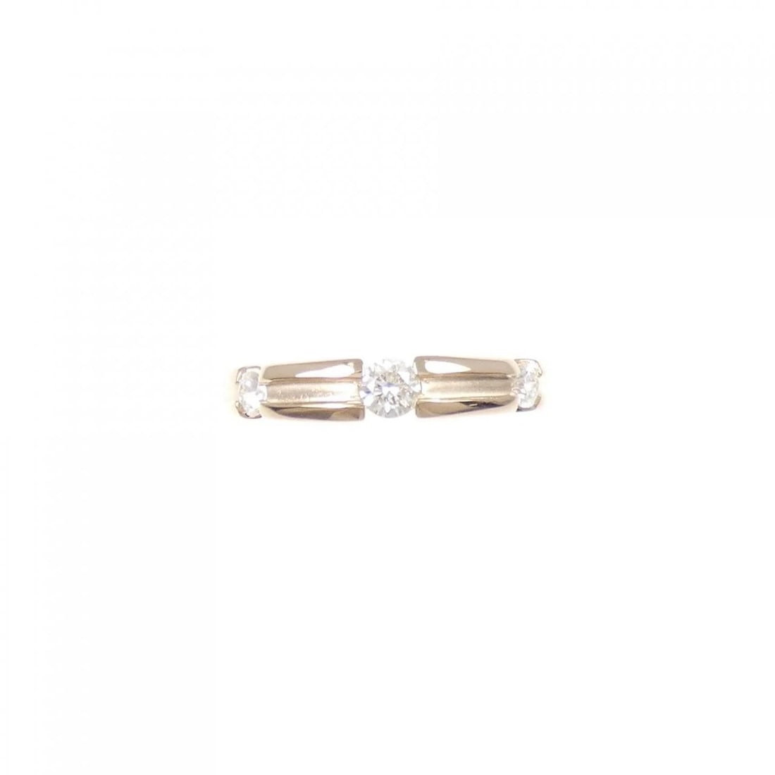 K18PG DIAMOND RING: K18PG Diamond Ring Brand: Unbranded Type/Style: Diamond Ring Material: K18PG, Color: pink Gold Size: US 4 Accessories: None Accessories Notice: When purchasing pre-owned goods, please refe