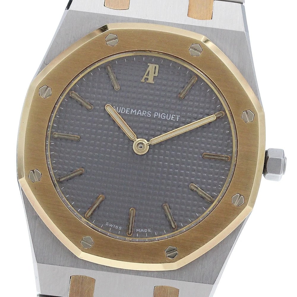 AUDEMARS PIGUET ROYAL OAK TONE GRAY DIAL QUARTZ WATCH (1 of 2)