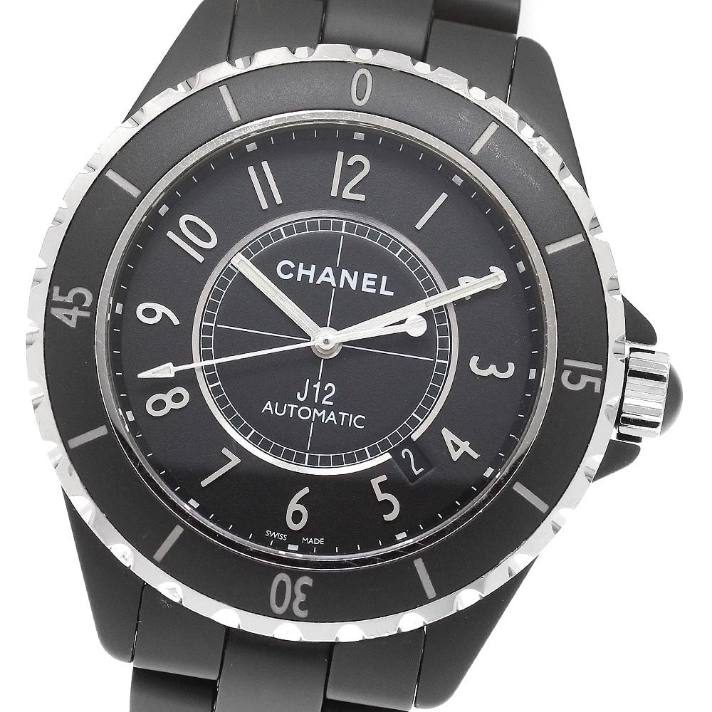 CHANEL J12 MATTE BLACK CERAMIC BLACK DIAL AUTOMATIC WATCH: CHANEL J12 Matte Black Ceramic black Dial Automatic Watch Brand: CHANEL Type/Style: Wristwatch Material: Band Material Ceramic / Stainless Steel, Case Material Ceramic / Stainless Steel Color: Dial