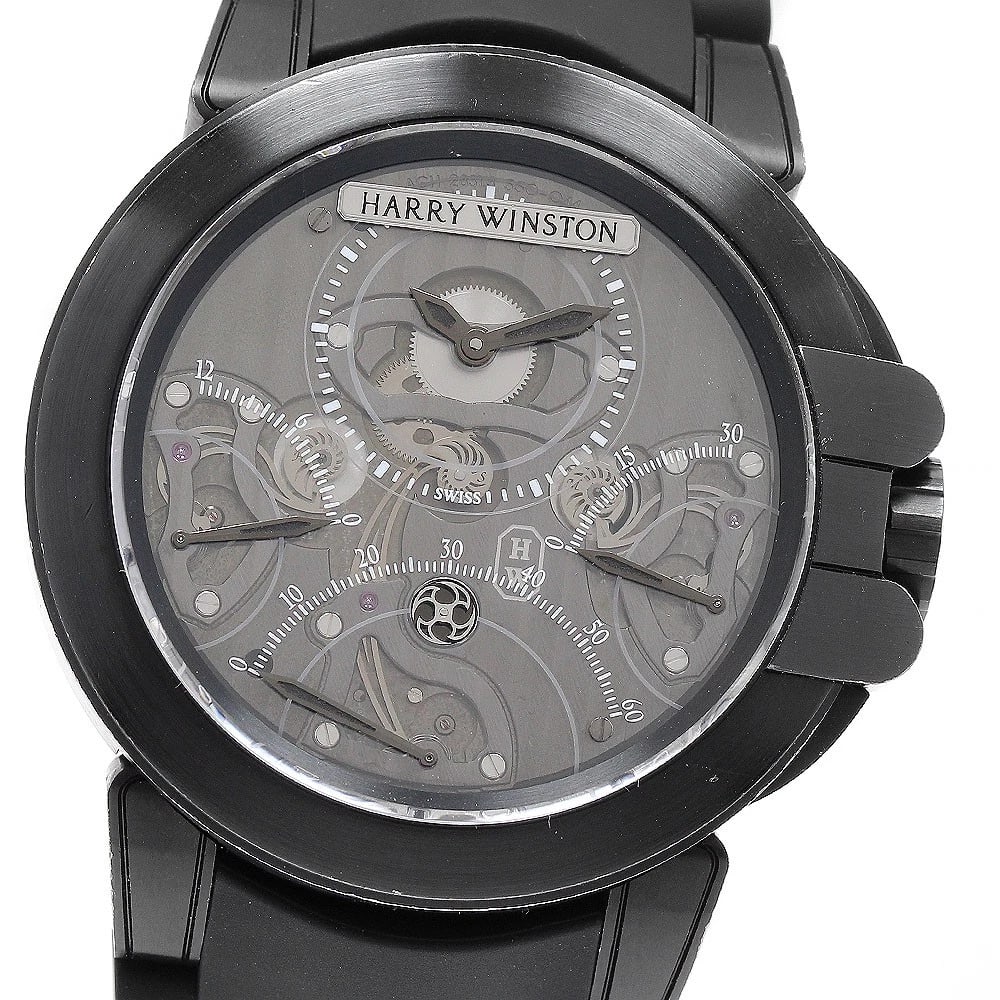 HARRY WINSTON OCEAN CHRONOGRAPH TRIPLE RETROGRADE WATCH (1 of 2)