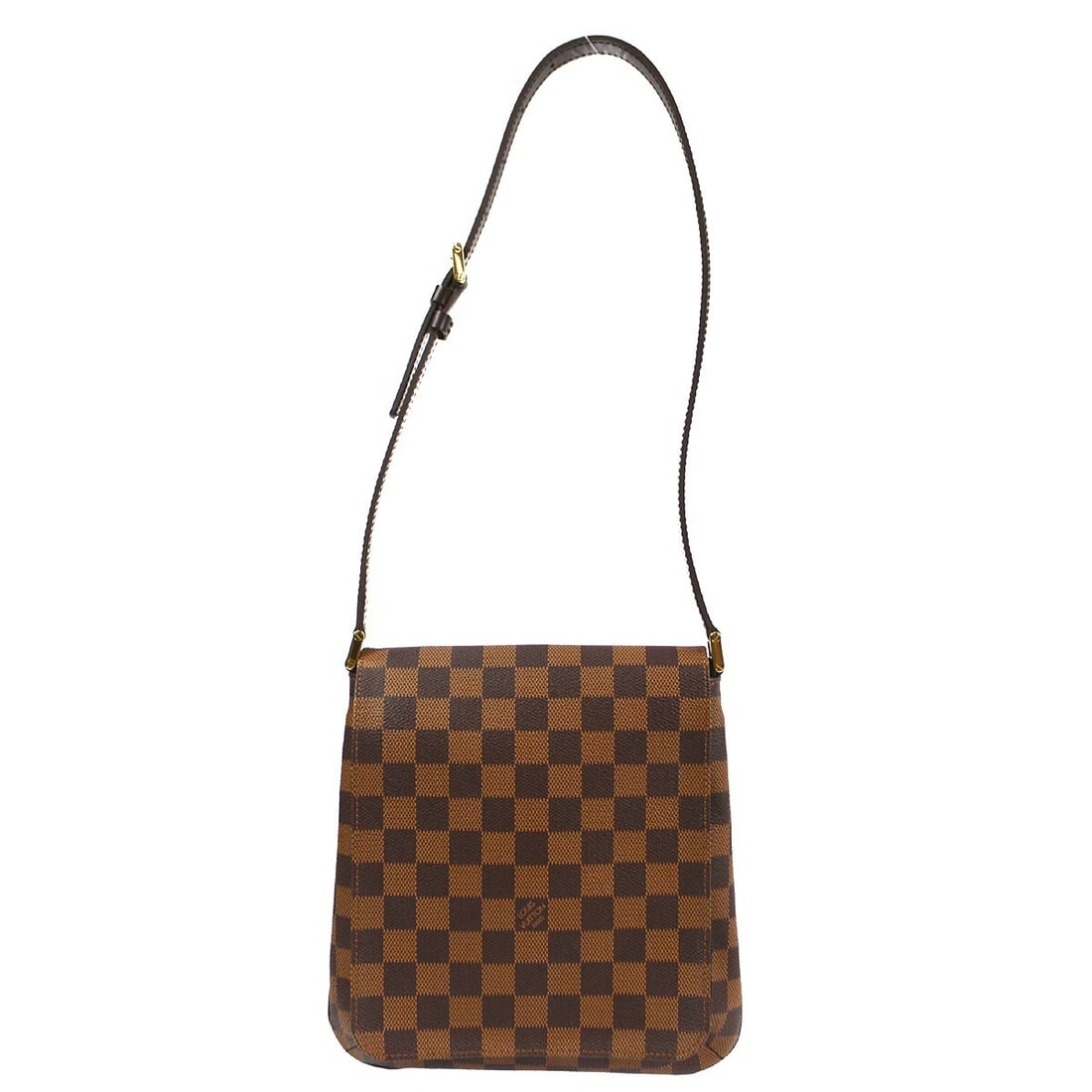 LOUIS VUITTON DAMIER MUSETTE SALSA SHORT SHOULDER BAG: Louis Vuitton Damier Musette Salsa Short Shoulder Bag Brand: Louis Vuitton Type/Style: Shoulder Bag Material: Damier Canvas, Leather Color: Ebene * Brown Size: W 9.3 x H 9.0 x D 3.0 " Accessories: