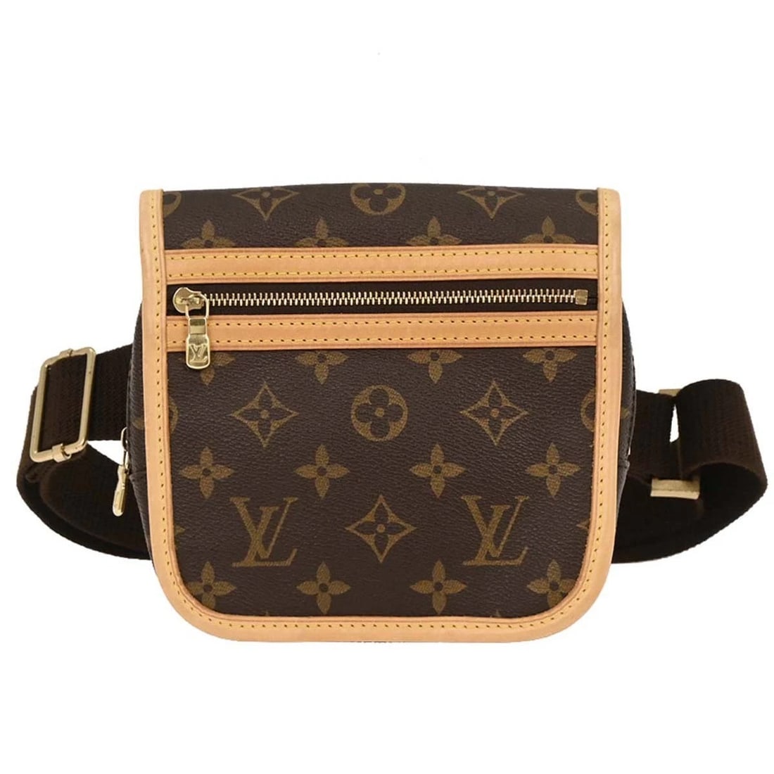 LOUIS VUITTON MONOGRAM BOSPHORE WAIST BUM BAG: Louis Vuitton Monogram Bosphore Waist Bum Bag Brand: Louis Vuitton Type/Style: Bum Bag Material: Monogram Canvas, Leather Color: Brown Size: W 5.9 x H 6.7 x D 1.2 " Accessories: None Acces