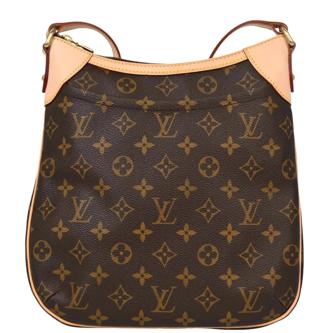 LOUIS VUITTON MONOGRAM ODEON CROSSBODY SHOULDER BAG: Louis Vuitton Monogram Odeon Crossbody Shoulder Bag Brand: Louis Vuitton Type/Style: Crossbody Material: Monogram Canvas, Leather Color: Brown Size: W 10.2 x H 10.6 x D 2.2 " Accessories: None