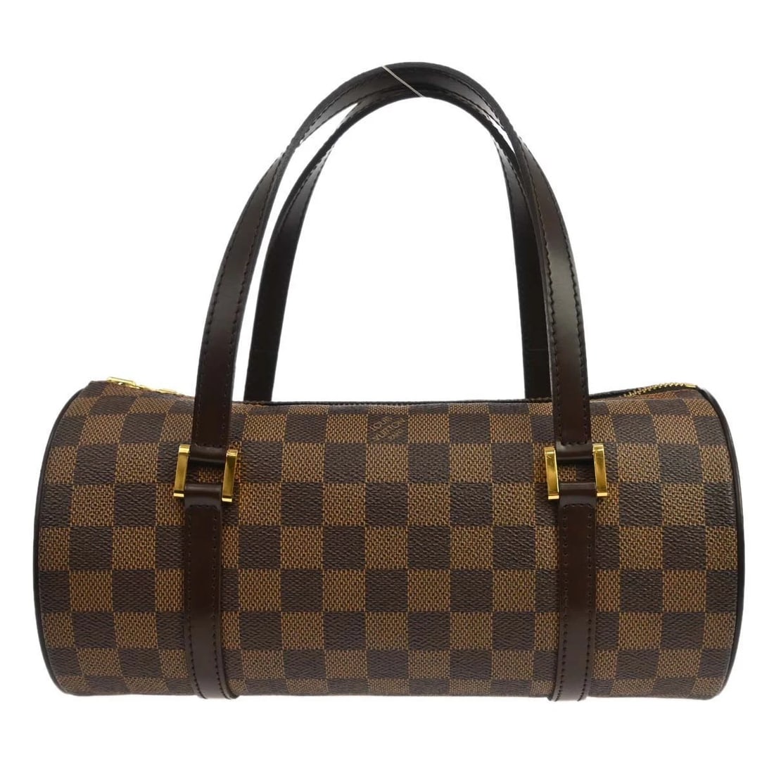 LOUIS VUITTON DAMIER PAPILLON 26 HANDBAG: Louis Vuitton Damier Papillon 26 Handbag Brand: Louis Vuitton Type/Style: Hand Bag Material: Damier Canvas, Leather Color: Ebene*Brown Size: W 10.8 x H 5.3 x D 5.3 " Accessories: None Acce