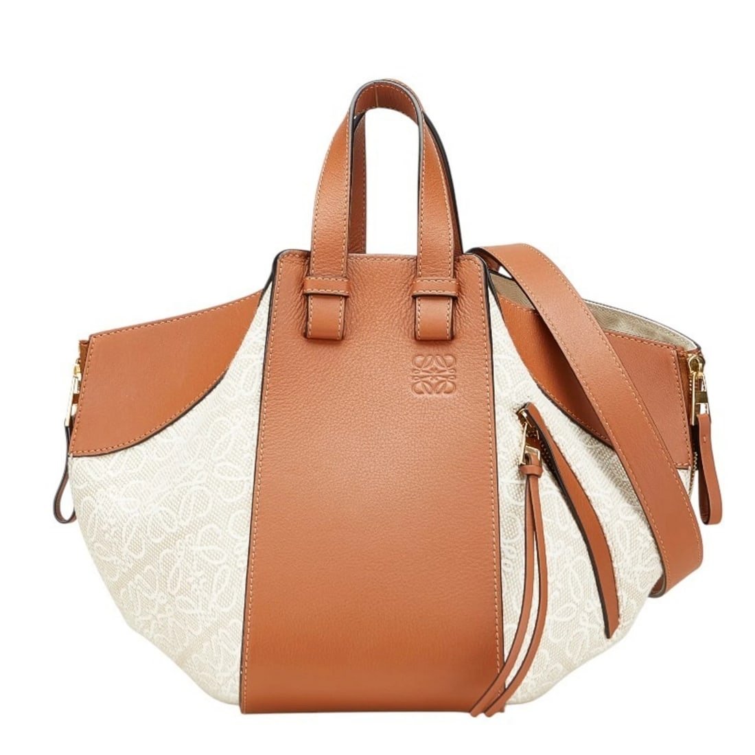 LOEWE REPEAT ANAGRAM HAMMOCK SMALL HANDBAG/SHOULDER BAG, 2-WAY (1 of 6)