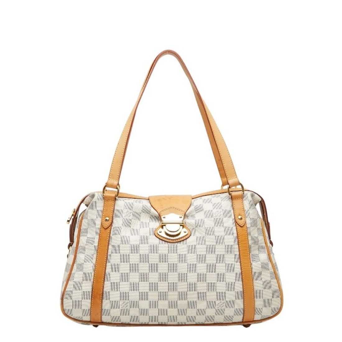 LOUIS VUITTON DAMIER AZUR STREZA PM HANDBAG TOTE BAG WHITE: Louis Vuitton Damier Azur Streza PM Handbag Tote Bag White Brand: Louis Vuitton Type/Style: Handbag, Tote bag Material: PVC,Leather Color: Ivory,White Size: (HxWxD)25cm x 39cm x 13cm / 9.84'' x 15.35'