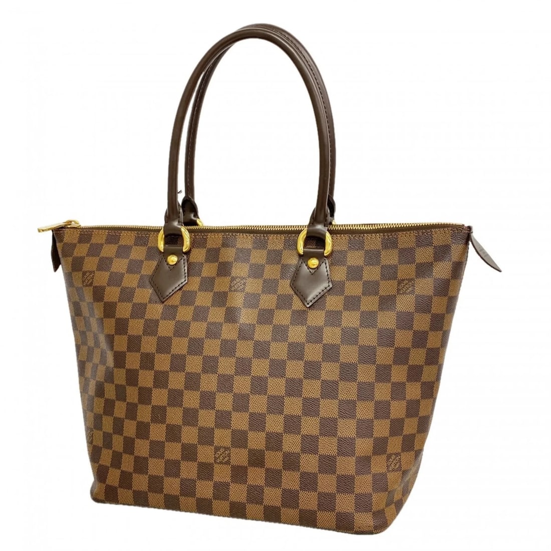 LOUIS VUITTON DAMIER SALEYA MM HANDBAG EBENE: Louis Vuitton Damier Saleya MM Handbag Ebene Brand: Louis Vuitton Type/Style: Handbag Material: Damier Canvas Color: Ebene Size: (HxWxD) 29cm x 30cm x 18.5cm / 11.41'' x 11.81'' x 7.28'' Accessori