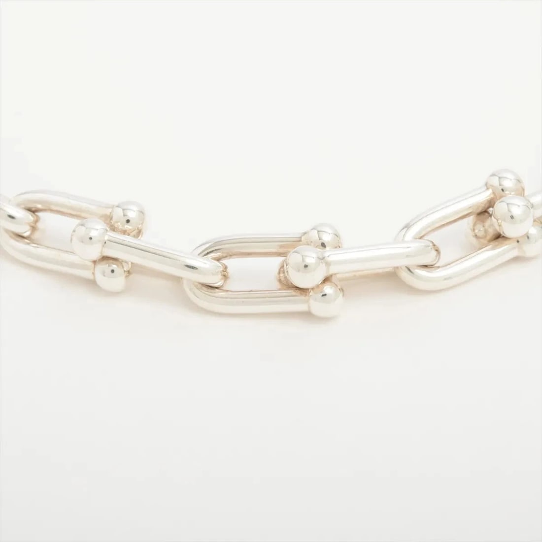 TIFFANY HARDWARE SMALL LINK BRACEL SILVER - 2