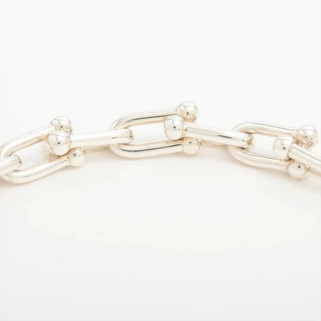TIFFANY HARDWARE SMALL LINK BRACEL SILVER - 3