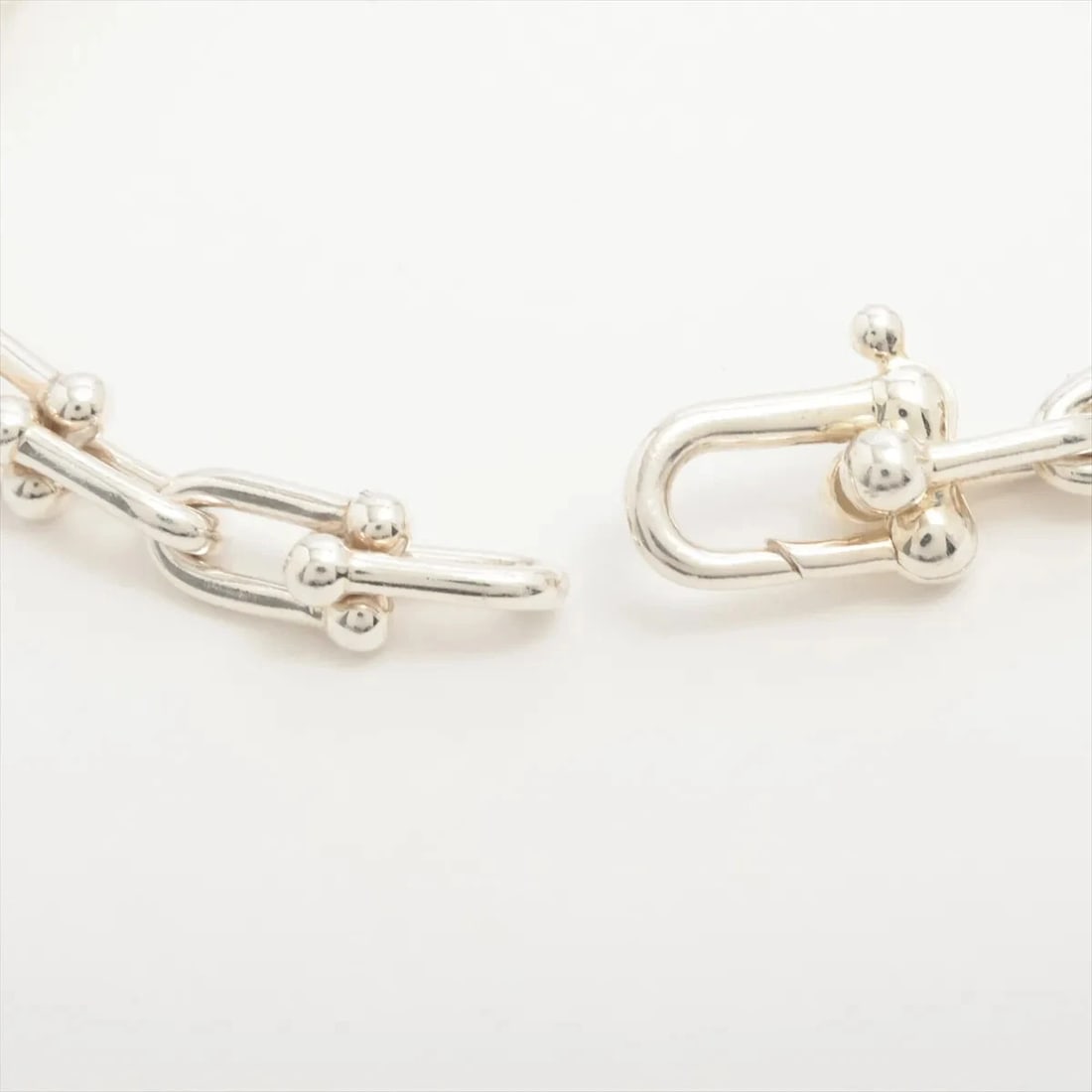 TIFFANY HARDWARE SMALL LINK BRACEL SILVER - 4