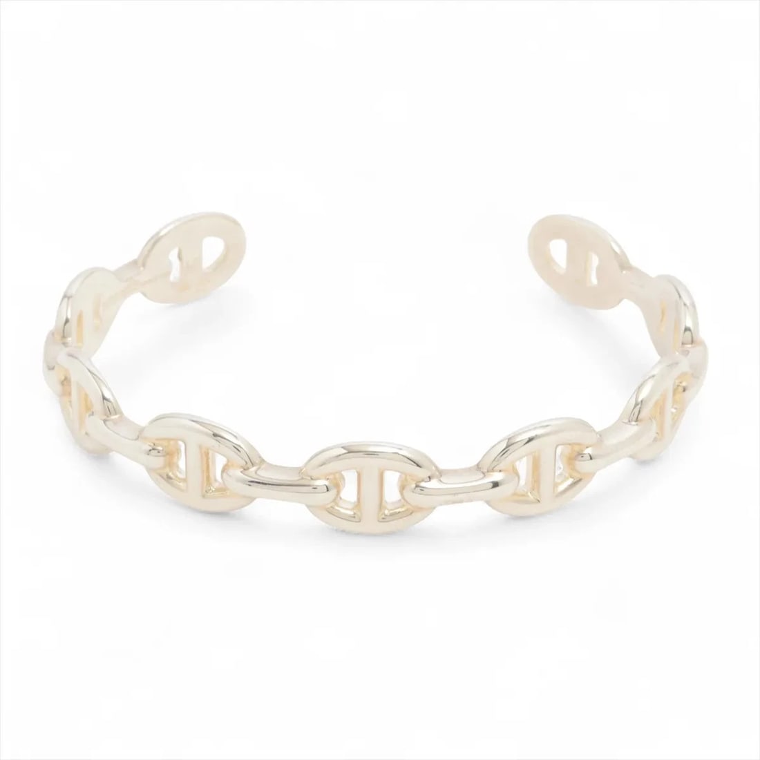 HERMES BANGLE 925: Hermes Bangle 925 Brand: Hermes Type/Style: Bracelet Material: 925 Color: Silver Size: Bracelet length:16.5cm Accessories: None Accessories Notice: When purchasing pre-owned goods, please