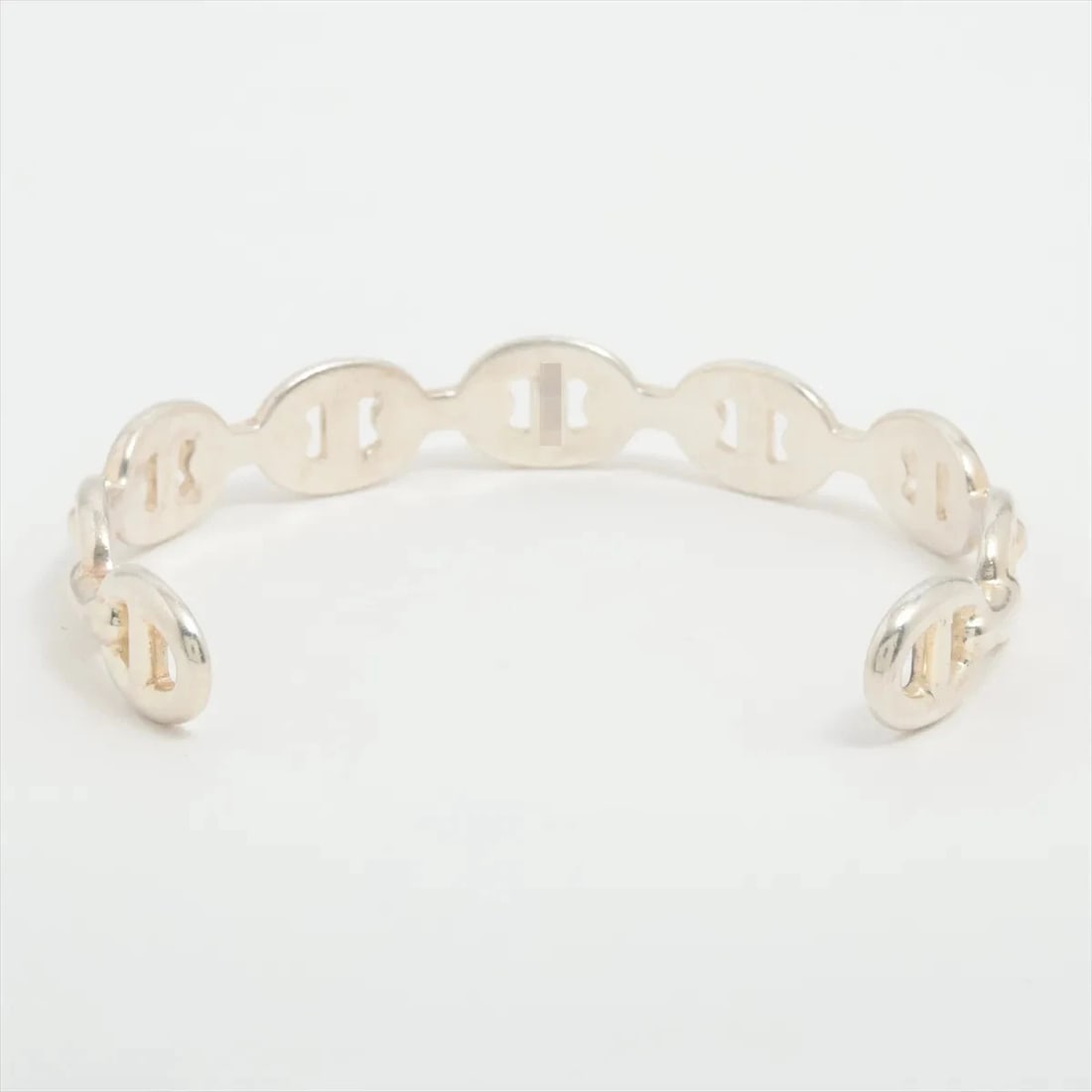 HERMES BANGLE 925 SILVER: Hermes Bangle 925 Silver Brand: Hermes Type/Style: Bracelet Material: 925 Color: Silver Size: Bracelet length:17.5cm Accessories: None Accessories Notice: When purchasing pre-owned goods, please