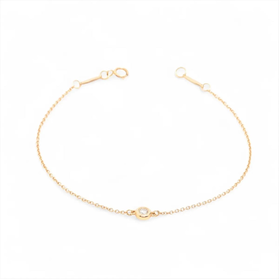 TIFFANY BY THE YARD DIAMOND BRACELET 750(YG): Tiffany By the Yard diamond Bracelet 750(YG) Brand: Tiffany Type/Style: Bracelet Material: 750(YG) Color: Yellow Gold Size: Bracelet length:18.3cm Accessories: None Accessories Notice: When