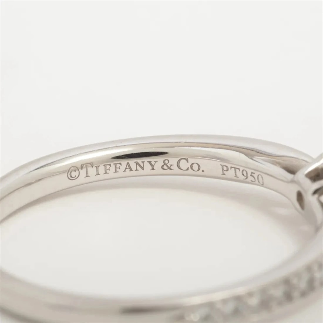 TIFFANY HARMONY HALF CIRCLE DIAMOND RING - 2