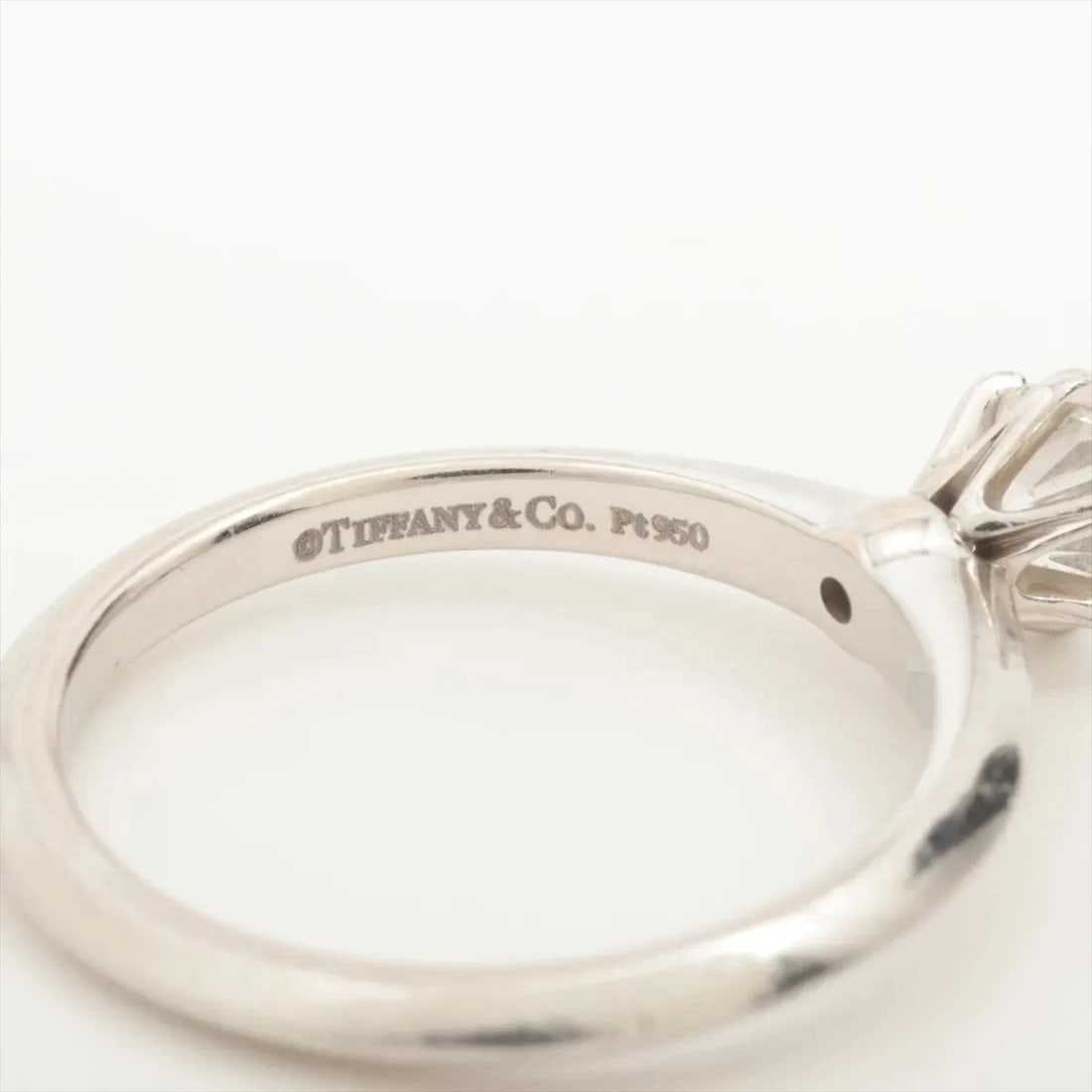 TIFFANY SOLITAIRE DIAMOND RING PT950 - 2