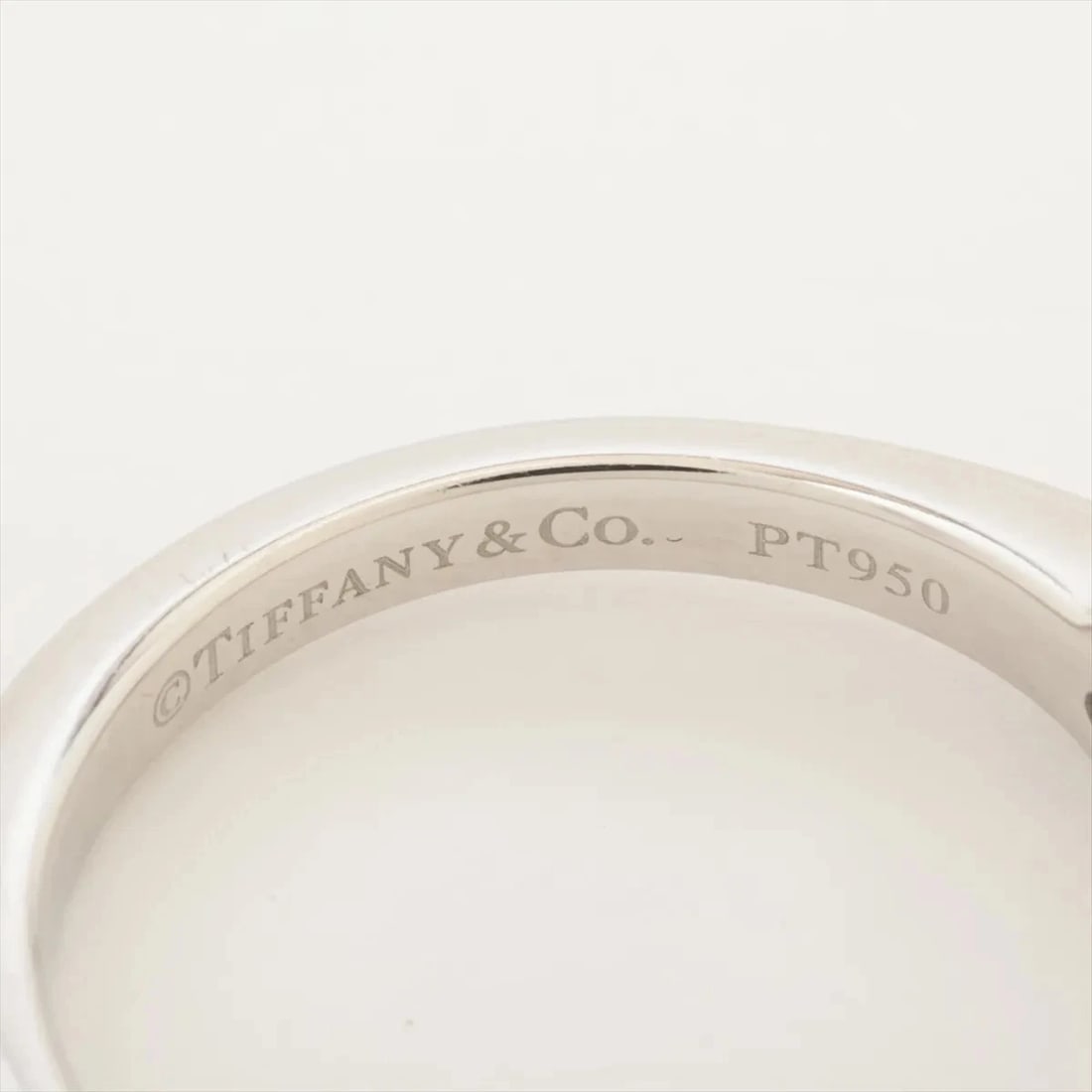 TIFFANY SOLITAIRE DIAMOND RING PT950 - 3