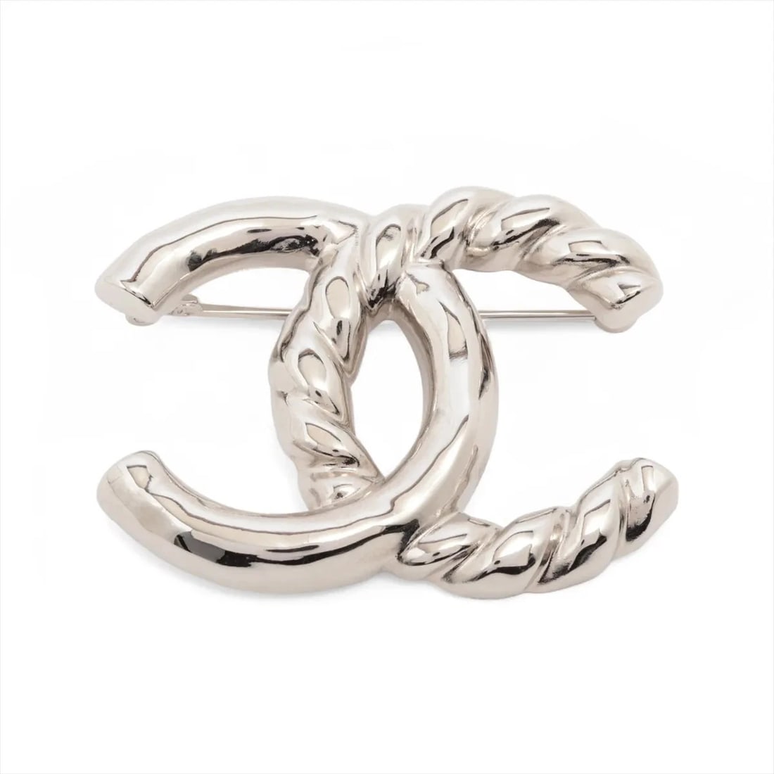 CHANEL COCO MARK BROOCH METAL SILVER: Chanel Coco Mark Brooch metal Silver Brand: Chanel Type/Style: Brooch Material: Color: Size: None Accessories: None Accessories Notice: When purchasing pre-owned goods, please refer to the photos of