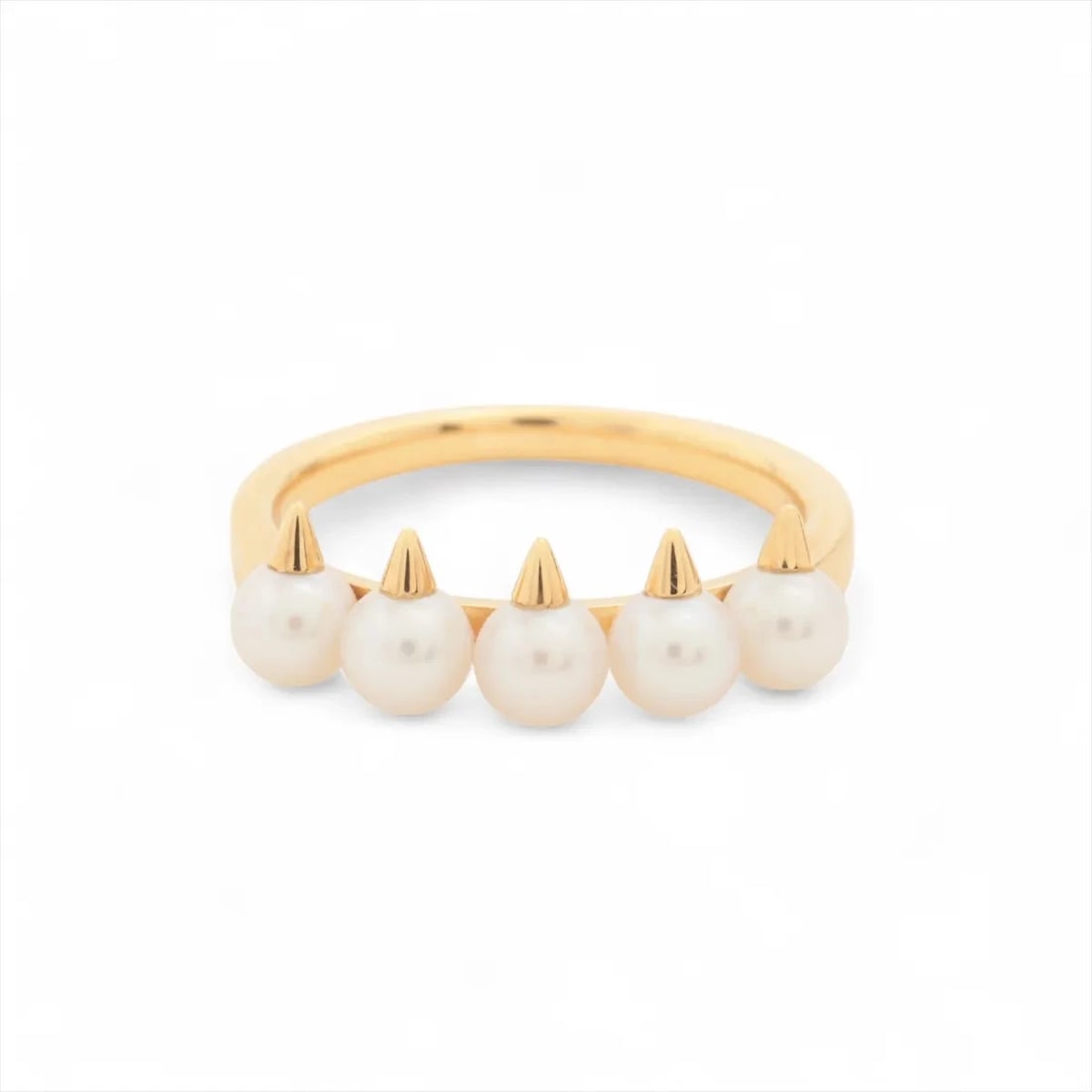 TASAKI DANGER PEARL RING 750(YG): TASAKI Danger Pearl Ring 750(YG) Brand: TASAKI Type/Style: Ring Material: 750(YG) Color: Yellow Gold Size: 5 - 5.25 US Accessories: None Accessories Notice: When purchasing pre-owned goods, please