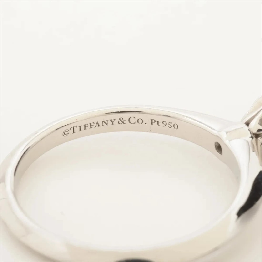 TIFFANY SOLITAIRE DIAMOND RING PT950 - 2