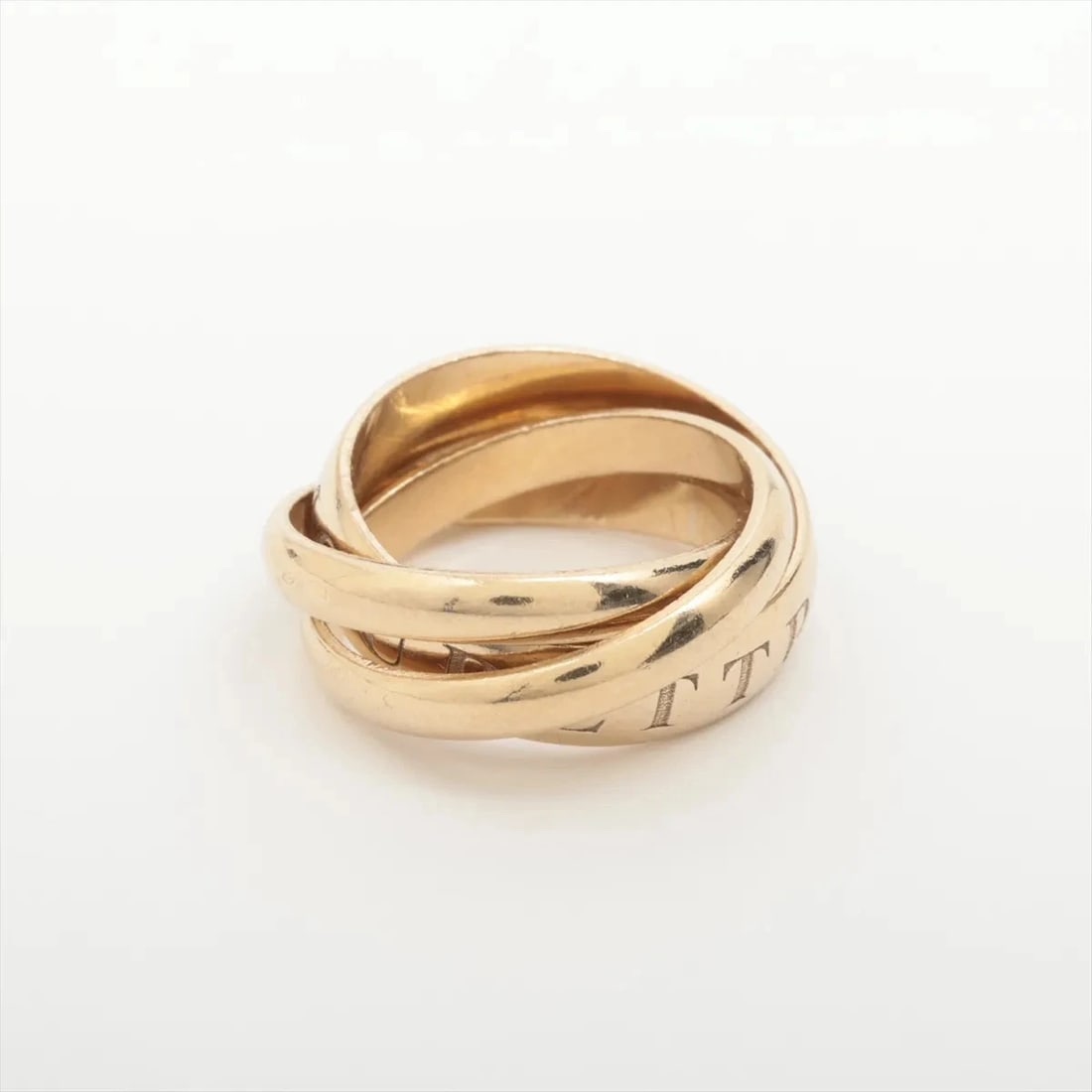 CARTIER TRINITY CHRISTMAS LIMITED RING 750(WG): Cartier Trinity Christmas limited Ring 750(WG) Brand: Cartier Type/Style: Ring Material: 750(WG) Color: White Gold Size: 5.75 - 6 US Accessories: None Accessories Notice: When purchasing pre-owned