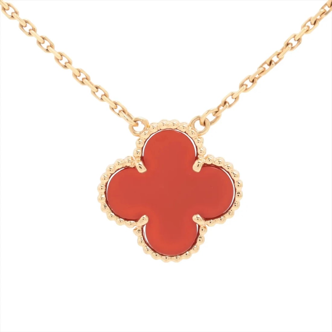 VAN CLEEF & ARPELS NECKLACE 750(YG): Van Cleef & Arpels Necklace 750(YG) Brand: Van Cleef & Arpels Type/Style: Necklace Material: 750(YG) Color: Yellow Gold Size: Chain length:42.1cm Accessories: None Accessories Notice: When purchasing