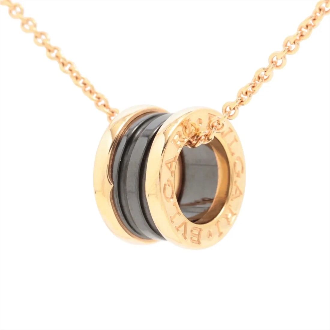 BVLGARI B.ZERO 1 NECKLACE 750 (PG) ? CERAMIC: Bvlgari B.Zero 1 Necklace 750 (PG) ? ceramic Brand: Bvlgari Type/Style: Necklace Material: 750 (PG) ? ceramic Color: (PG) ? ceramic Size: Chain length:45.5cm Accessories: None Accessories Notice: