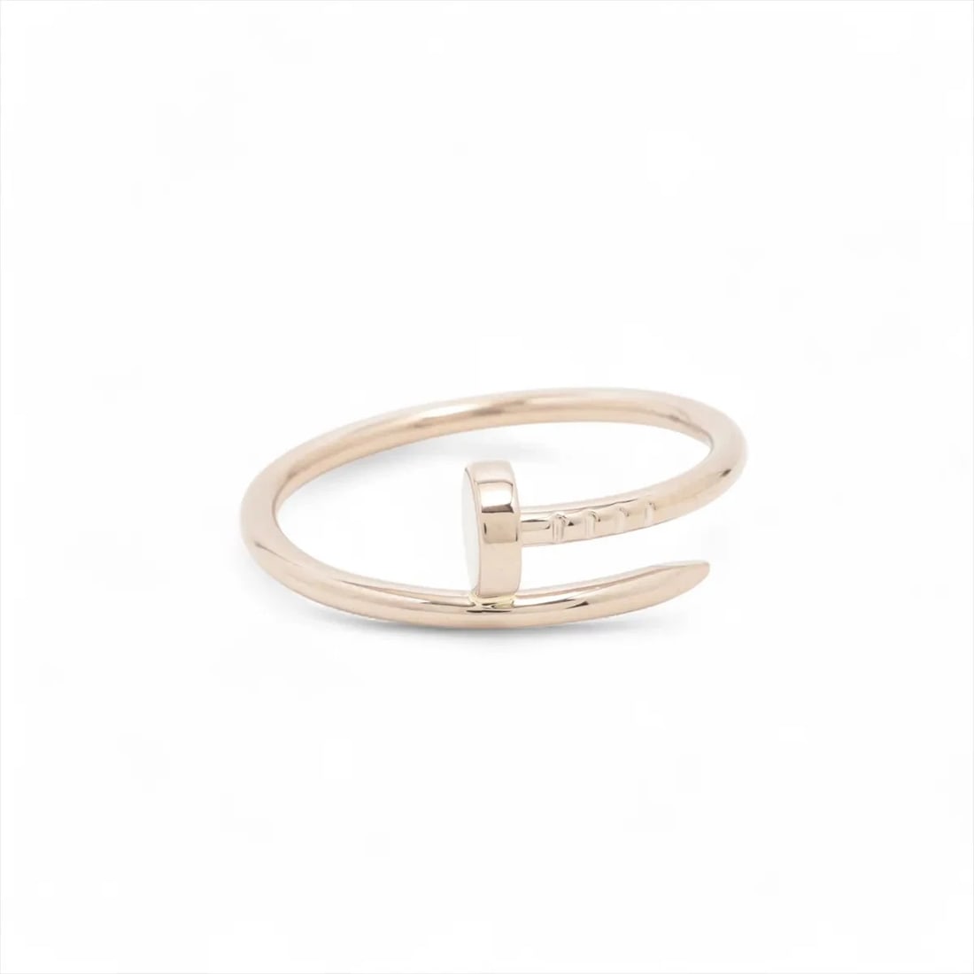 CARTIER RING 750(WG): Cartier Ring 750(WG) Brand: Cartier Type/Style: Ring Material: 750(WG) Color: White Gold Size: 8.25 - 8.5 US Accessories: None Accessories Notice: When purchasing pre-owned goods, please refer to the