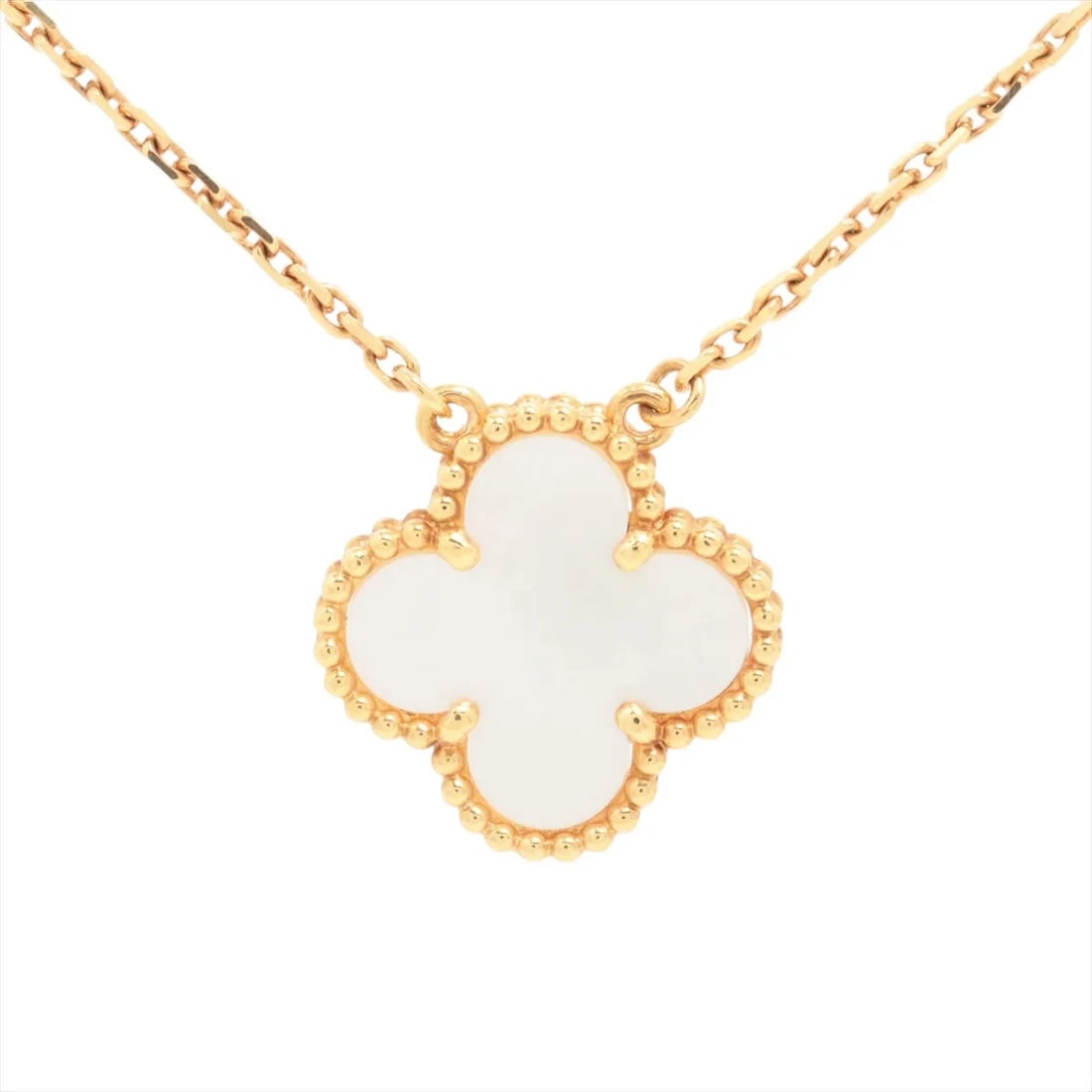VAN CLEEF & ARPELS S NECKLACE 750(YG): Van Cleef & Arpels s Necklace 750(YG) Brand: Van Cleef & Arpels Type/Style: Necklace Material: 750(YG) Color: Yellow Gold Size: Chain length:41.7cm Accessories: None Accessories Notice: Wh
