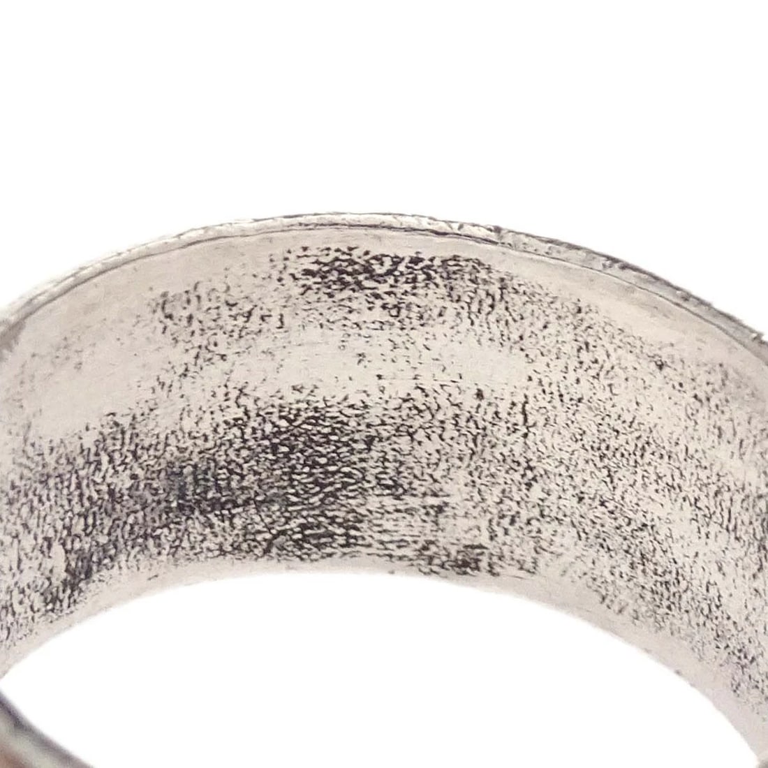 CHANEL SILVER CC RING - 4