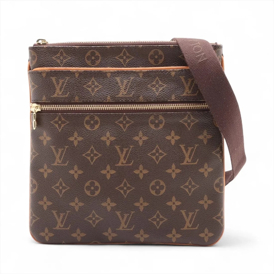 LOUIS VUITTON MONOGRAM POCHETTE VALMY BROWN: Louis Vuitton Monogram Pochette Valmy Brown Brand: Louis Vuitton Type/Style: Shoulder bag Material: None Color: Brown Size: Height:9.8inchLength:9.8inchDepth:0.8inch Accessories: None Acce