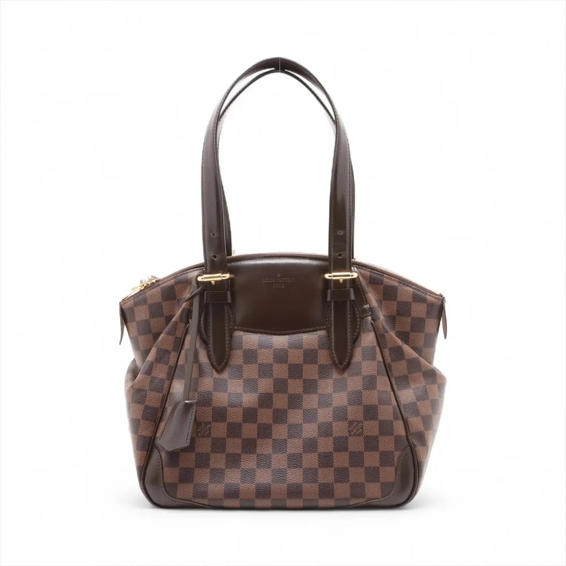 LOUIS VUITTON DAMIER VERONA MM BROWN: Louis Vuitton Damier Verona MM Brown Brand: Louis Vuitton Type/Style: Tote bag Material: None Color: Brown Size: Height:10.6inchLength:11.4inchDepth:6.9inch Accessories: None Accessories N