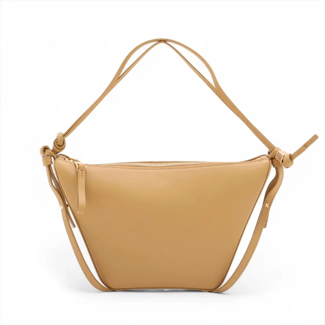 LOEWE HAMMOCK MINI HOBO LEATHER SHOULDER BAG BEIGE: Loewe Hammock Mini Hobo Leather Shoulder bag Beige Brand: Loewe Type/Style: Shoulder bag Material: Leather Color: Beige Size: Height:6.7inchLength:4.7inchDepth:3.7inch Accessories: None Ac