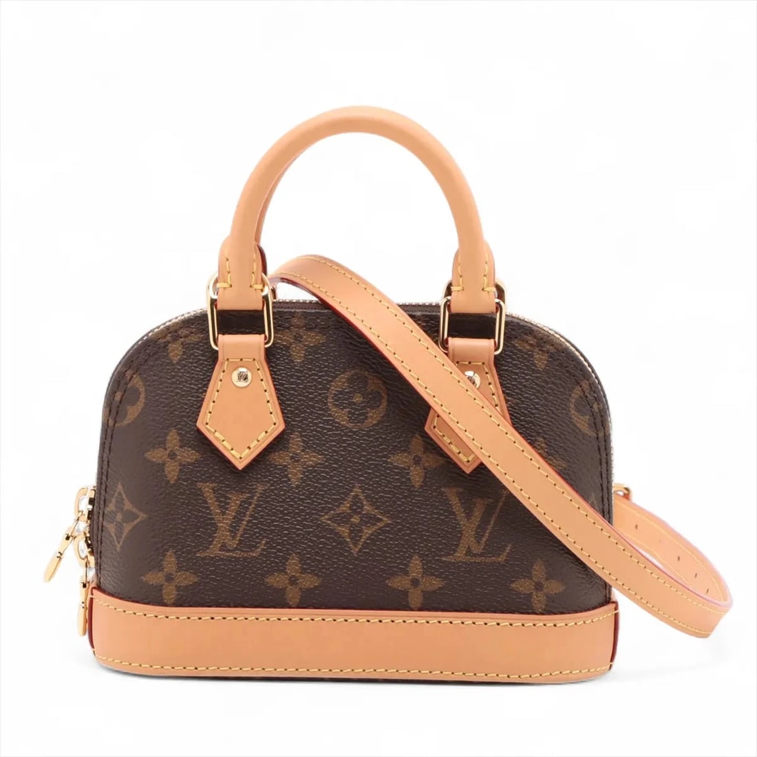 LOUIS VUITTON MONOGRAM NANO ALMA BROWN: Louis Vuitton Monogram Nano Alma Brown Brand: Louis Vuitton Type/Style: Shoulder bag Material: None Color: Brown Size: Height:4.7inchLength:6.9inchDepth:3.1inch Accessories: None Accessori