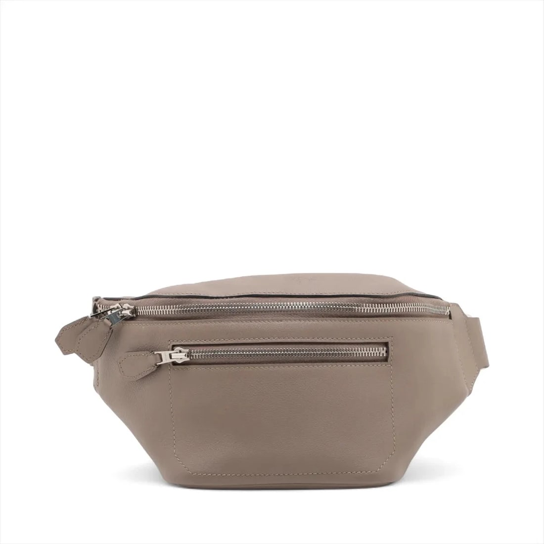HERMES CITYSLIDE CROSS PM TAURILLON CRISTOBAL ETAIN: Hermes Cityslide Cross PM Taurillon Cristobal Etain Brand: Hermes Type/Style: Waist bag/Crossbody bag Material: Taurillon Cristobal Color: Etain Size: Height:5.3inchLength:10.8inchDepth:2.4inch Ac