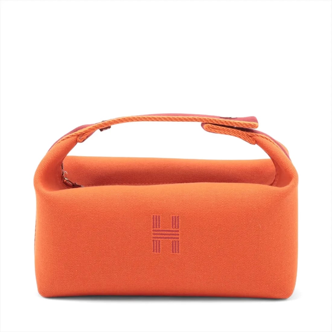HERMES BRID A BLACK PM CANVAS ORANGE SILVER: Hermes Brid A Black PM canvas Orange Silver Brand: Hermes Type/Style: Hand bag Material: canvas Color: Orange Size: Height:4.7inchLength:8.1inchDepth:5.1inch Accessories: None Accessories