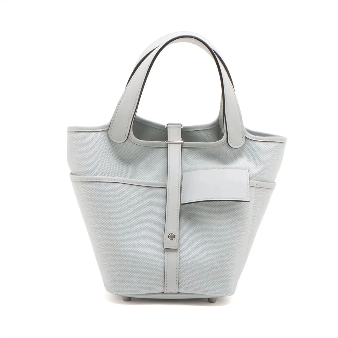 HERMES PICOTIN LOCK 18 PM CARGO TWARGOELANG X VOSWIFT GLYPLATINUM: Hermes Picotin Lock 18 PM Cargo Twargoelang x Voswift Glyplatinum Brand: Hermes Type/Style: Hand bag Material: Twargoelang x Voswift Color: Glyplatinum Size: Height:7.3inchLength:7.1inchDepth:5.3inch 