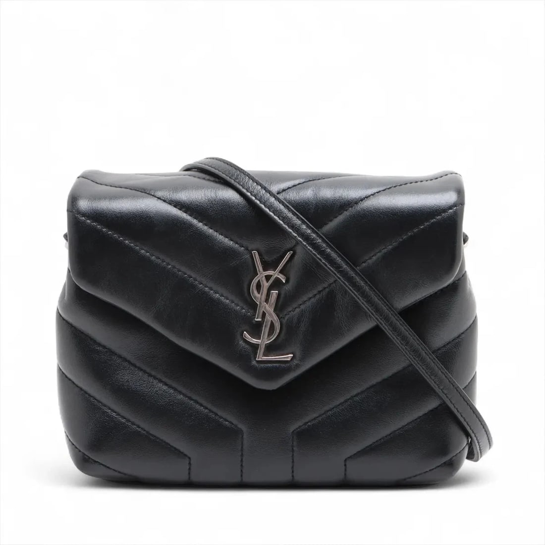 SAINT LAURENT PARIS LULU LEATHER SHOULDER BAG BLACK: Saint Laurent Paris Lulu Leather Shoulder bag Black Brand: Saint Laurent Paris Type/Style: Shoulder bag Material: Leather Color: Black Size: Height:5.5inchLength:6.9inchDepth:2.8inch Accessories: