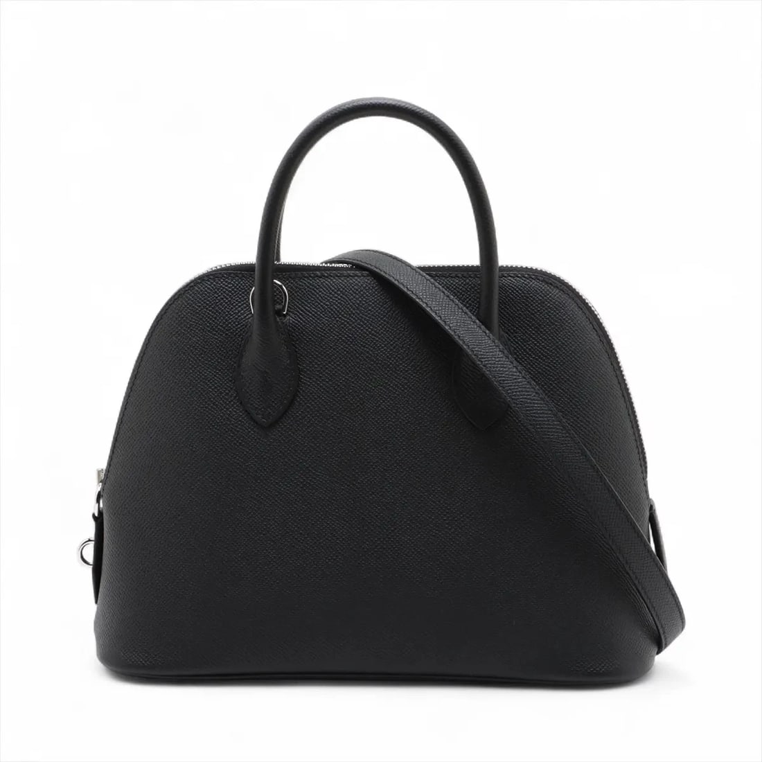 HERMES BOLIDE 25 VEAU EPSOM BLACK SILVER (1 of 6)