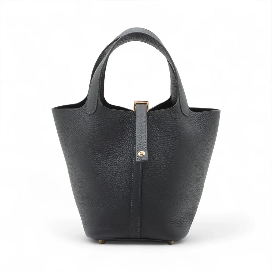 HERMES PICOTIN LOCK 18 PM TAURILLON CLEMENCE CAVAN: Hermes Picotin Lock 18 PM Taurillon Clemence Cavan Brand: Hermes Type/Style: Hand bag Material: Taurillon Clemence Color: Cavan Size: Height:7.3inchLength:7.1inchDepth:5.1inch Accessories: None