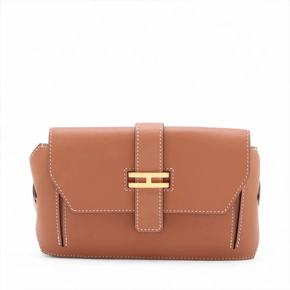 HERMES ELAN POCKET 24 VEAU SWIFT GOLD GOLD METAL: Hermes Elan Pocket 24 Veau Swift Gold Gold Metal Brand: Hermes Type/Style: Waist bag/Crossbody bag Material: Veau Swift Color: Gold Size: Height:4.5inchLength:7.1inchDepth:0.6inch Accessories: Non