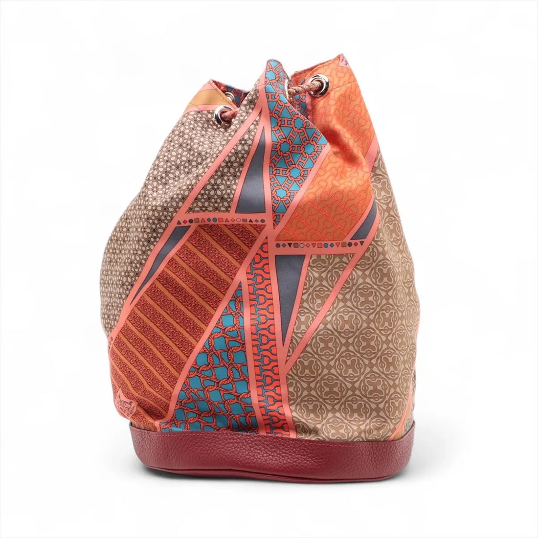 HERMES SILK X TAURILLON CLEMENCE MULTICOLOR SILVER: Hermes Silk x Taurillon Clemence Multicolor Silver Brand: Hermes Type/Style: Shoulder bag Material: Silk x Taurillon Clemence Color: Multicolor Size: Height:13.8inchLength:8.5inchDepth:8.5inch Acc