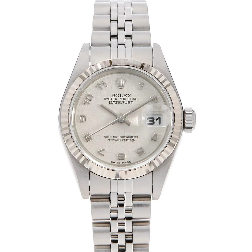 ROLEX DATEJUST CREAM CARVING COMPUTER WATCH: ROLEX Datejust cream carving computer Watch Brand: ROLEX Type/Style: Wrist watch Material: Band Material Stainless Steel, Case Material Stainless Steel/White gold Color: Dial Color Ivory Size: Case:W2