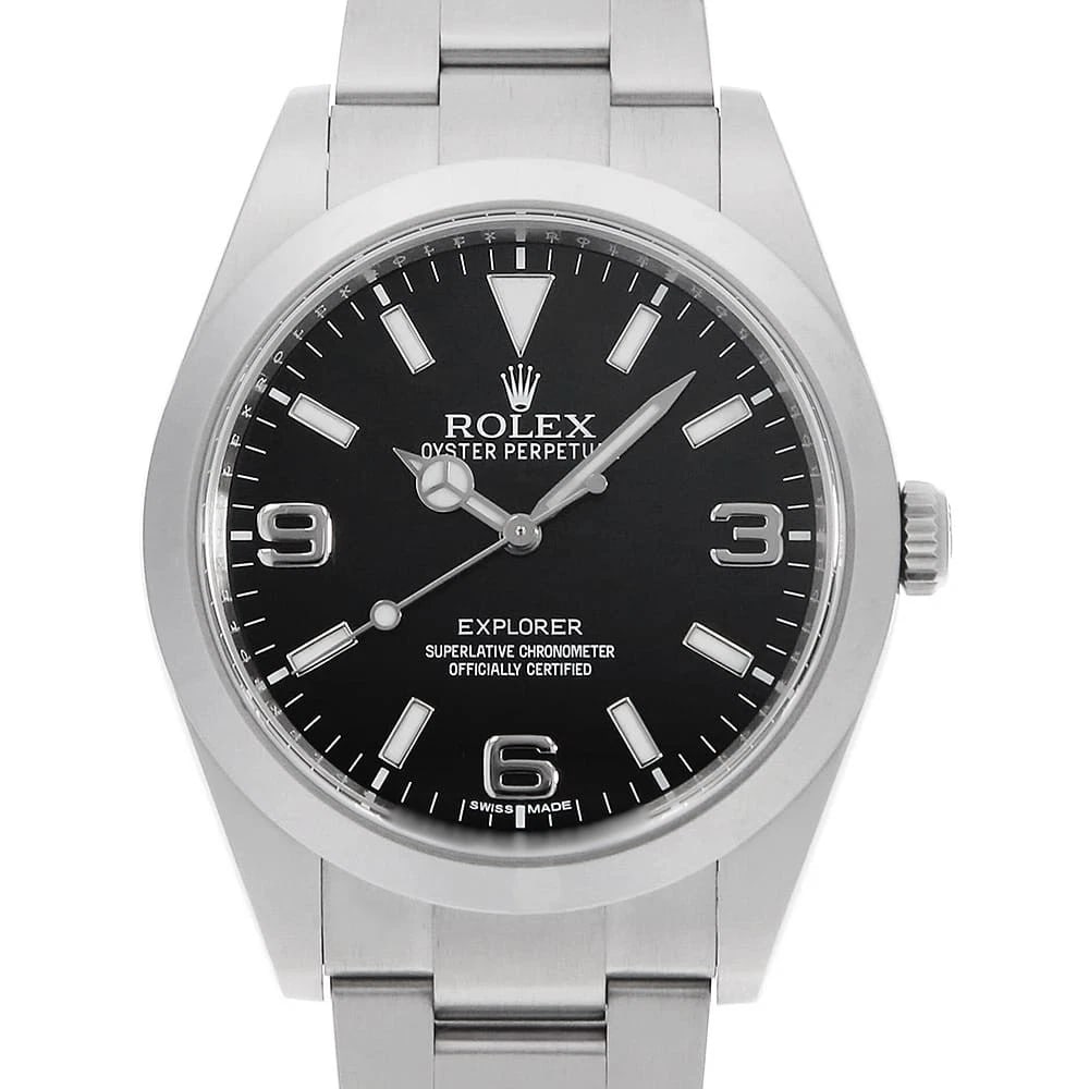 ROLEX EXPLORER BLACKOUT BLACK MIRROR BUCKLE WATCH: ROLEX Explorer blackout black Mirror buckle Watch Brand: ROLEX Type/Style: Wrist watch Material: Band Material Stainless Steel, Case Material Stainless Steel Color: Dial Color Black Size: Case:W39mm