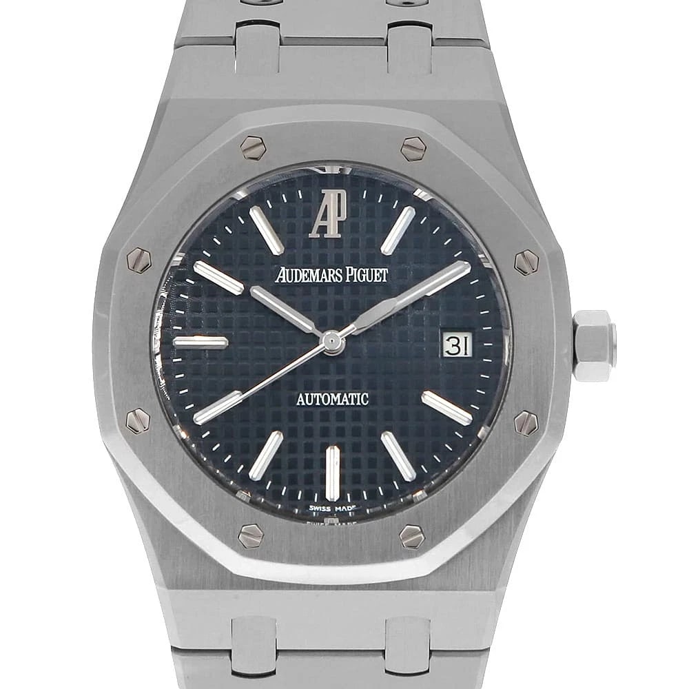 AUDEMARS PIGUET ROYAL OAK WATCH: AUDEMARS PIGUET Royal oak Watch Brand: AUDEMARS PIGUET Type/Style: Wrist watch Material: Band Material Stainless Steel, Case Material Stainless Steel Color: Dial Color Black Size: Case:W39mm