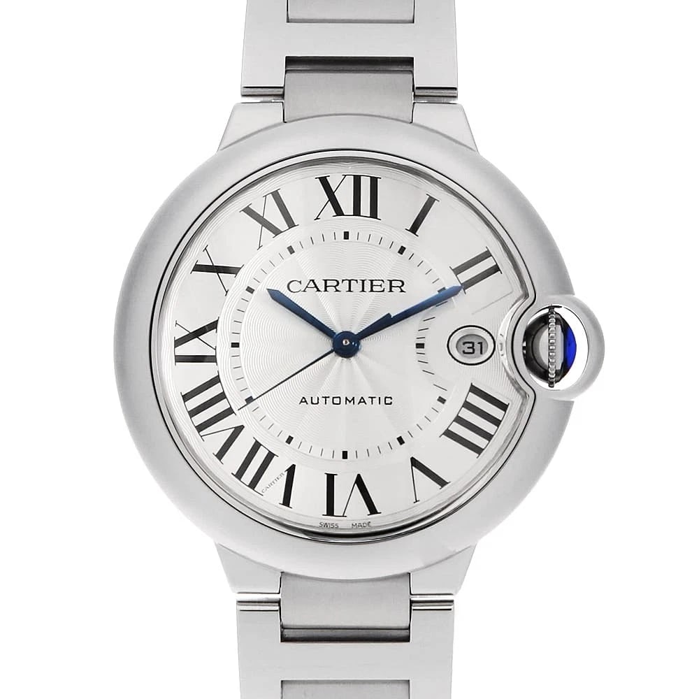 CARTIER BALLON BLEU DE CARTIER WATCH: Cartier Ballon Bleu de Cartier Watch Brand: Cartier Type/Style: Wrist watch Material: Band Material Stainless Steel, Case Material Stainless Steel Color: Dial Color Silver Size: Case:W40mm Circumferen
