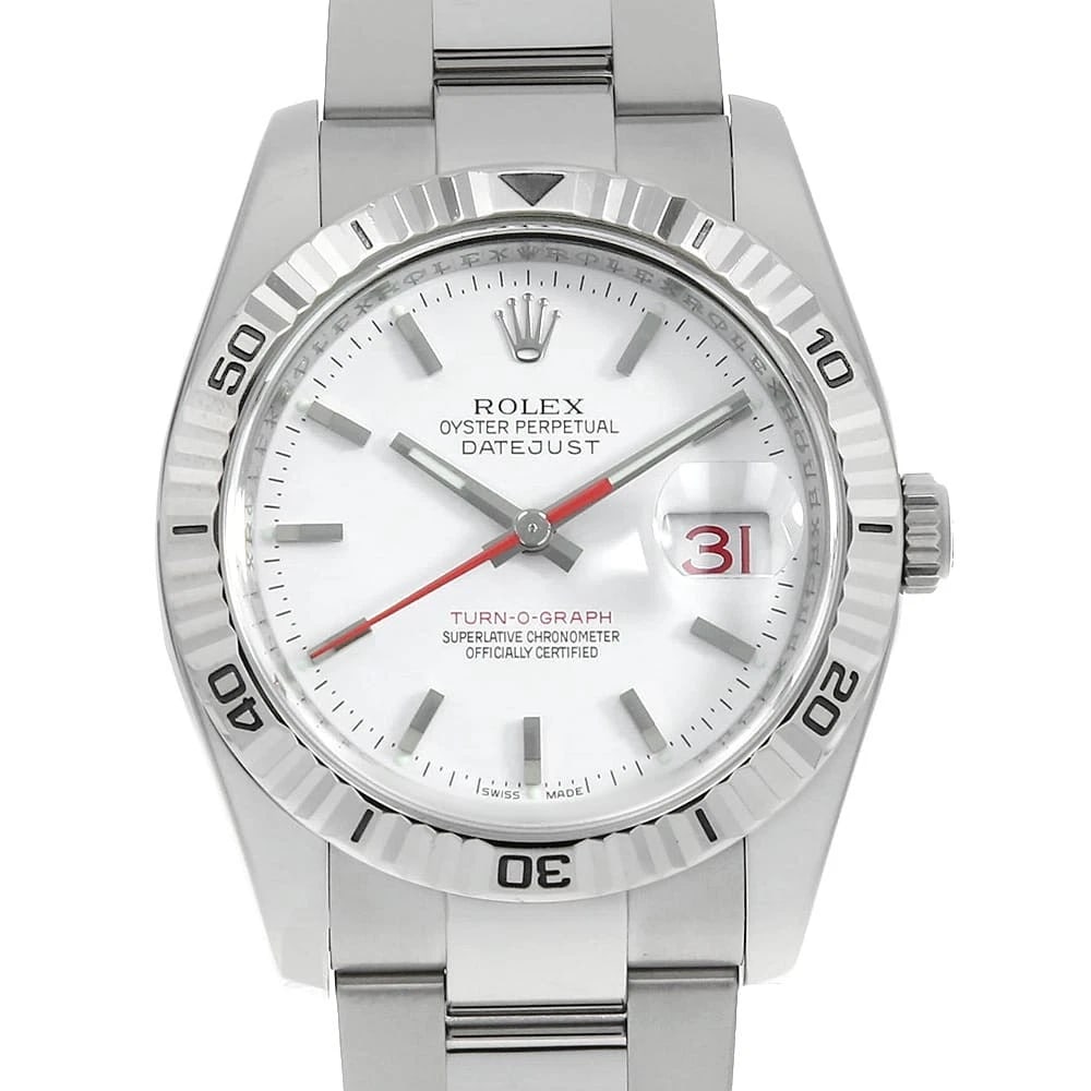 ROLEX TERNOGRAPH WHITE WATCH: ROLEX Ternograph white Watch Brand: ROLEX Type/Style: Wrist watch Material: Band Material Stainless Steel, Case Material Stainless Steel/White gold Color: Dial Color White Size: Case:W36mm Circumferen