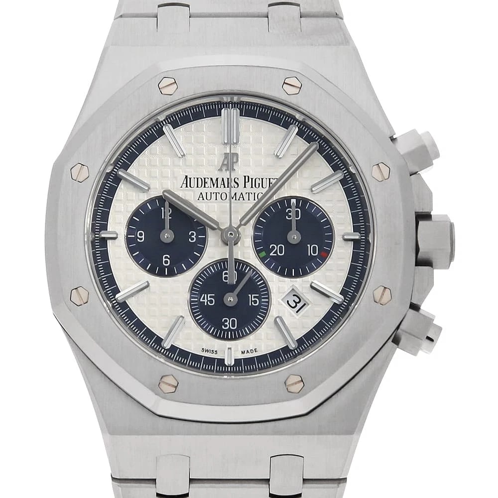 AUDEMARS PIGUET ROYAL OAK CHRONOGRAPH LIMITED EDITION WATCH: AUDEMARS PIGUET Royal Oak Chronograph limited edition Watch Brand: AUDEMARS PIGUET Type/Style: Wrist watch Material: Band Material Stainless Steel, Case Material Stainless Steel Color: Dial Color
