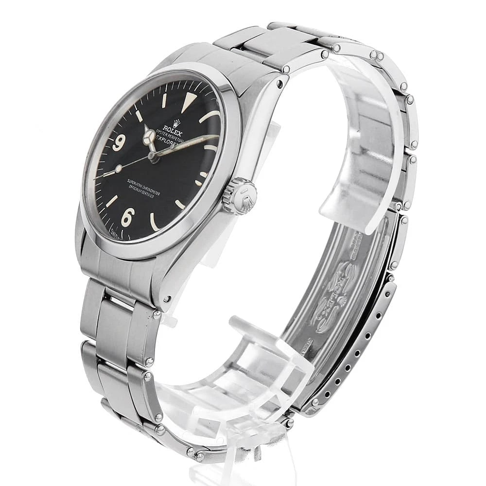 ROLEX EXPLORER NO HACKING FUNCTION MARK BLACK WATCH - 2