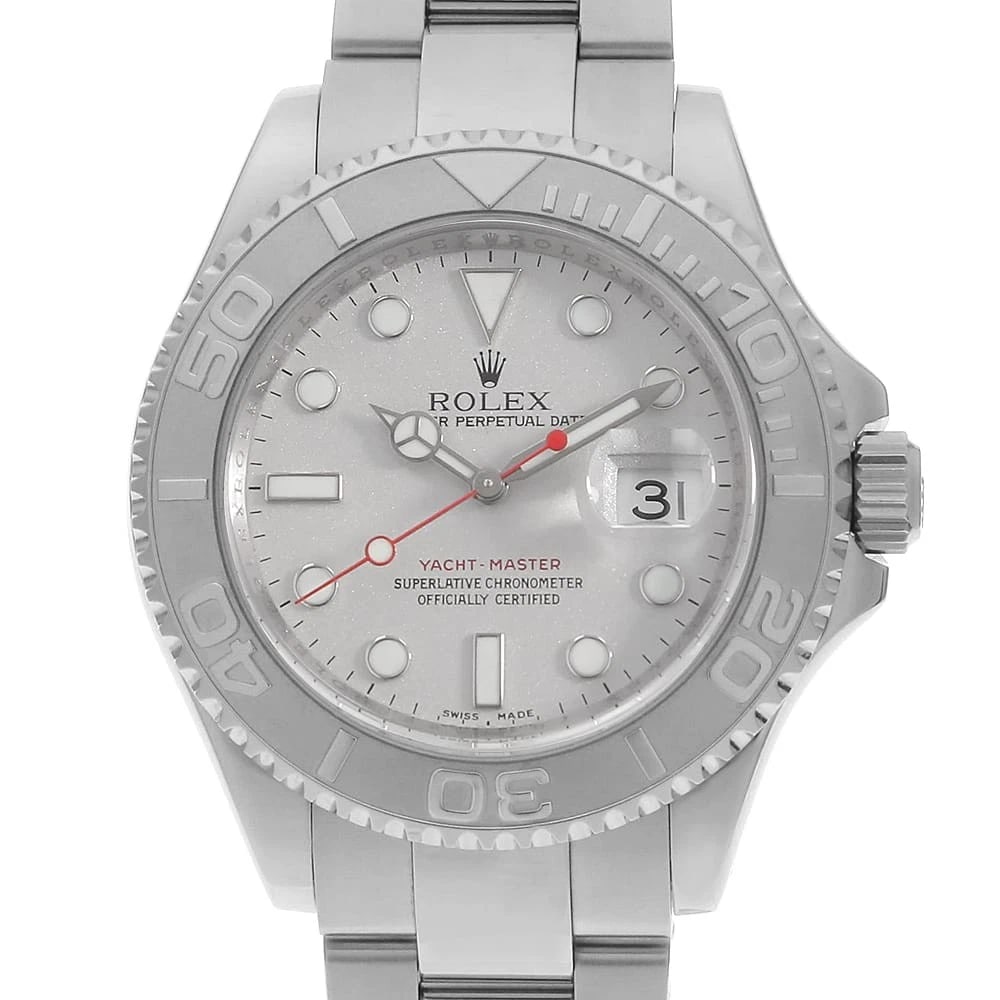 ROLEX YACHT MASTER SILVER WATCH (1 of 3)