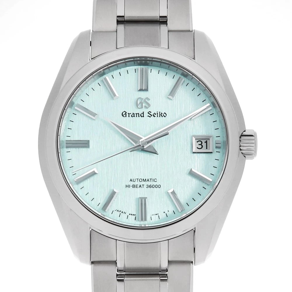 GRAND SEIKO HERITAGE COLLECTION MECHANICAL WATCH: Grand Seiko Heritage Collection Mechanical Watch Brand: Grand Seiko Type/Style: Wrist watch Material: Band Material Bright Titanium, Case Material Bright Titanium Color: Dial Color Blue Size: Case:W40